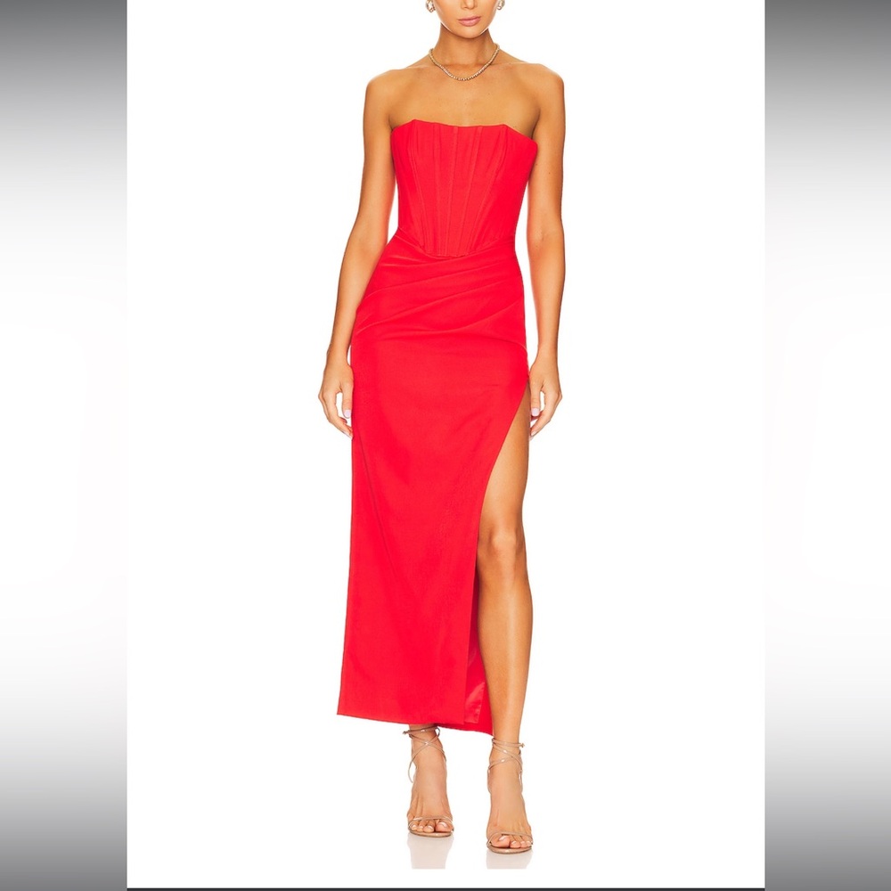 Bardot Saira Dress in Orange Sorbet - Size 4